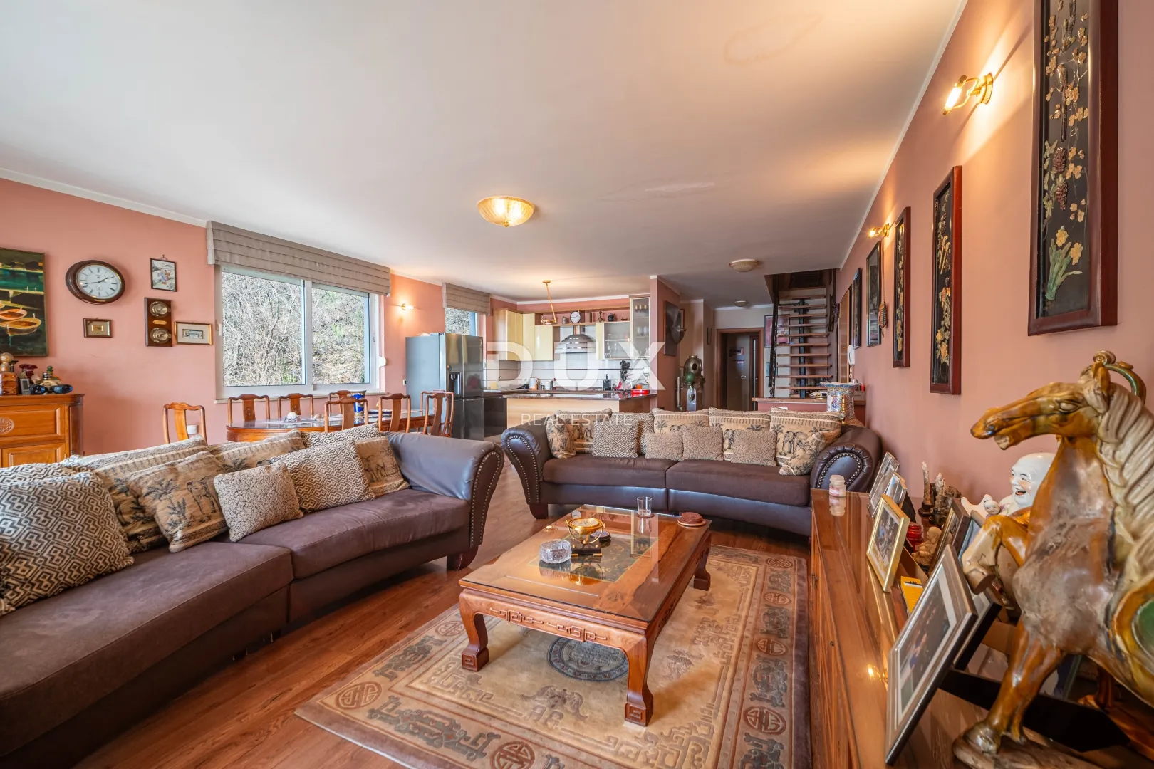 rijeka, kozala, dvoetažni stan, 170 m2, terasa, pogled na more, garaža - slika 2