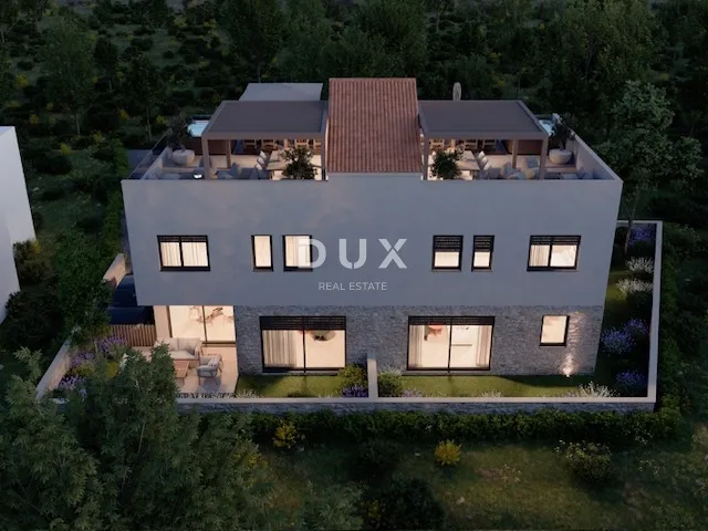 šibenik, murter, duplex kuća, 130 m2, pogled na more, u izgradnji - slika 7