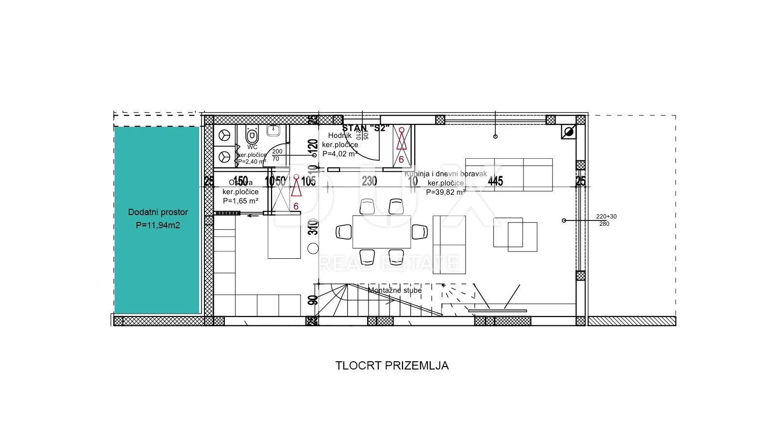 opatija, ika, dvoetažni stan, 131 m2, pogled, okućnica - slika 17