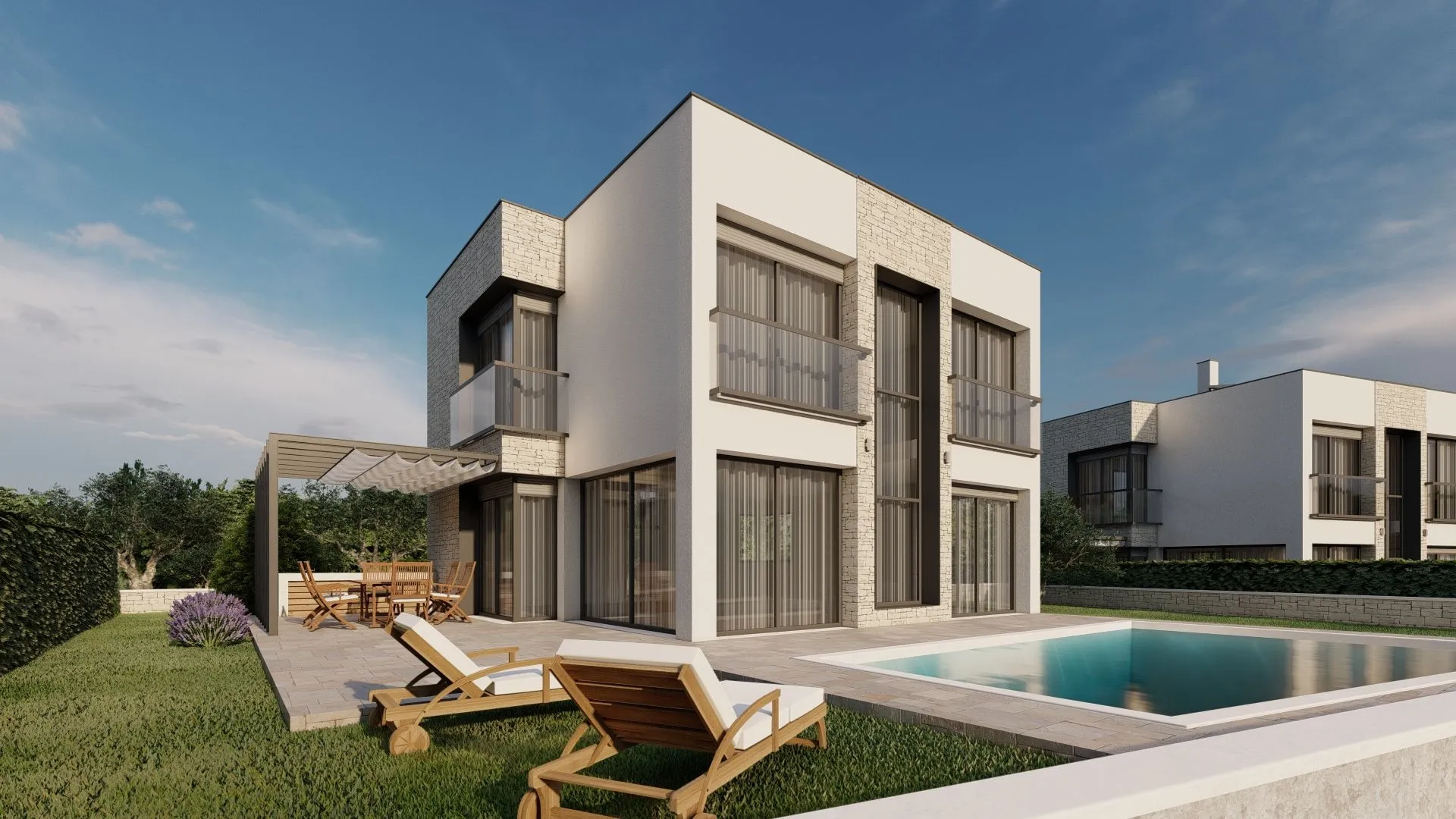 istra, brtonigla - moderna pametna vila s bazenom - slika 8