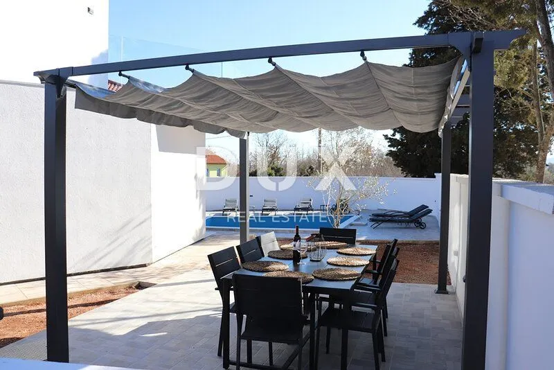 otok krk, poljica (okolica) - moderna vila 4s+db, bazen, roštilj, parking - slika 15