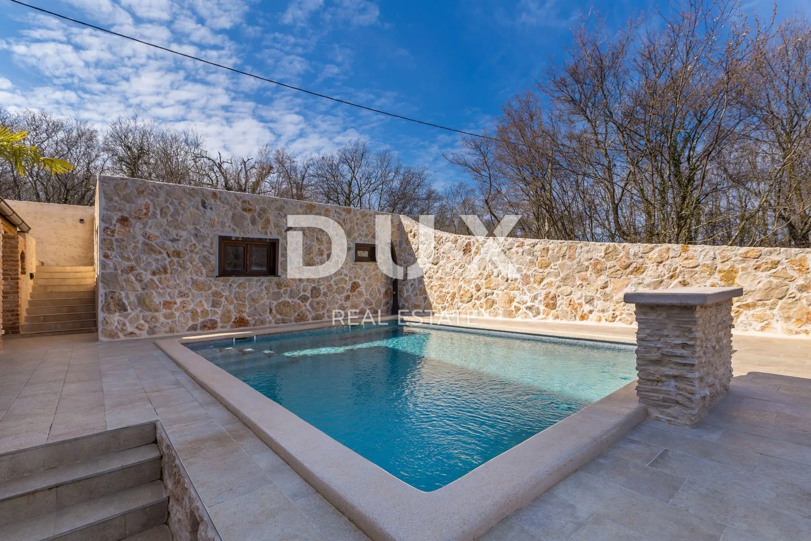 otok krk, soline (okolica) - kamena vila s bazenom - slika 15