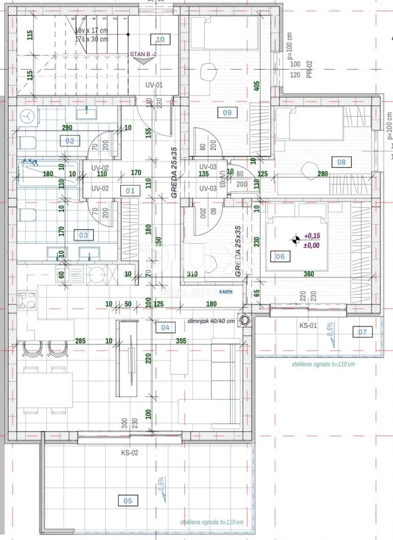 otok krk, omišalj - vrhunska novogradnja s pogledom na more - slika 2