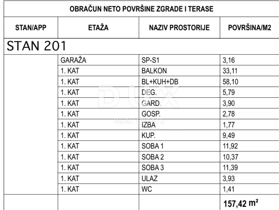 opatija, centar- stan 157.42m2 db+3s s panoramskim pogledom na more- 1.kat- stan 201 - slika 14