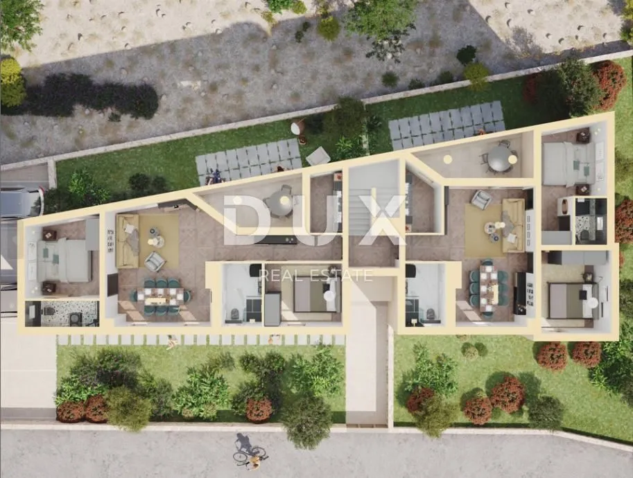zadar, sukošan - trosobni stan sa vrtom u novogradnji - slika 7