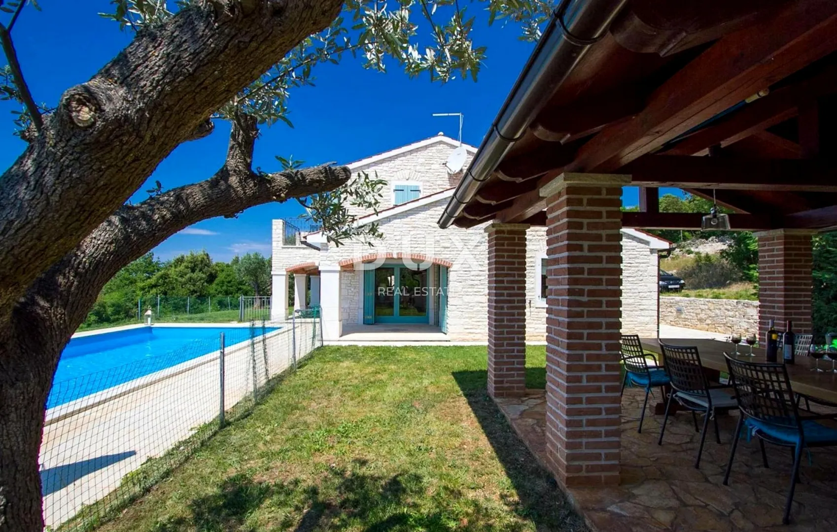 istra, rabac - mediteranska kuća s bazenom i pogledom na more - slika 2