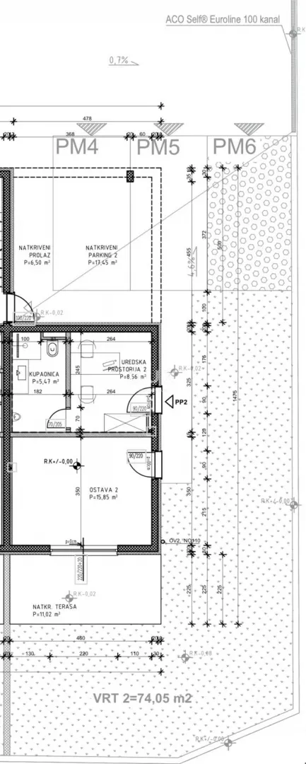 dalmacija,kaštela - poslovni prostor 42,79 m² s vlastitim ulazom i vrtom 74 m² - slika 12