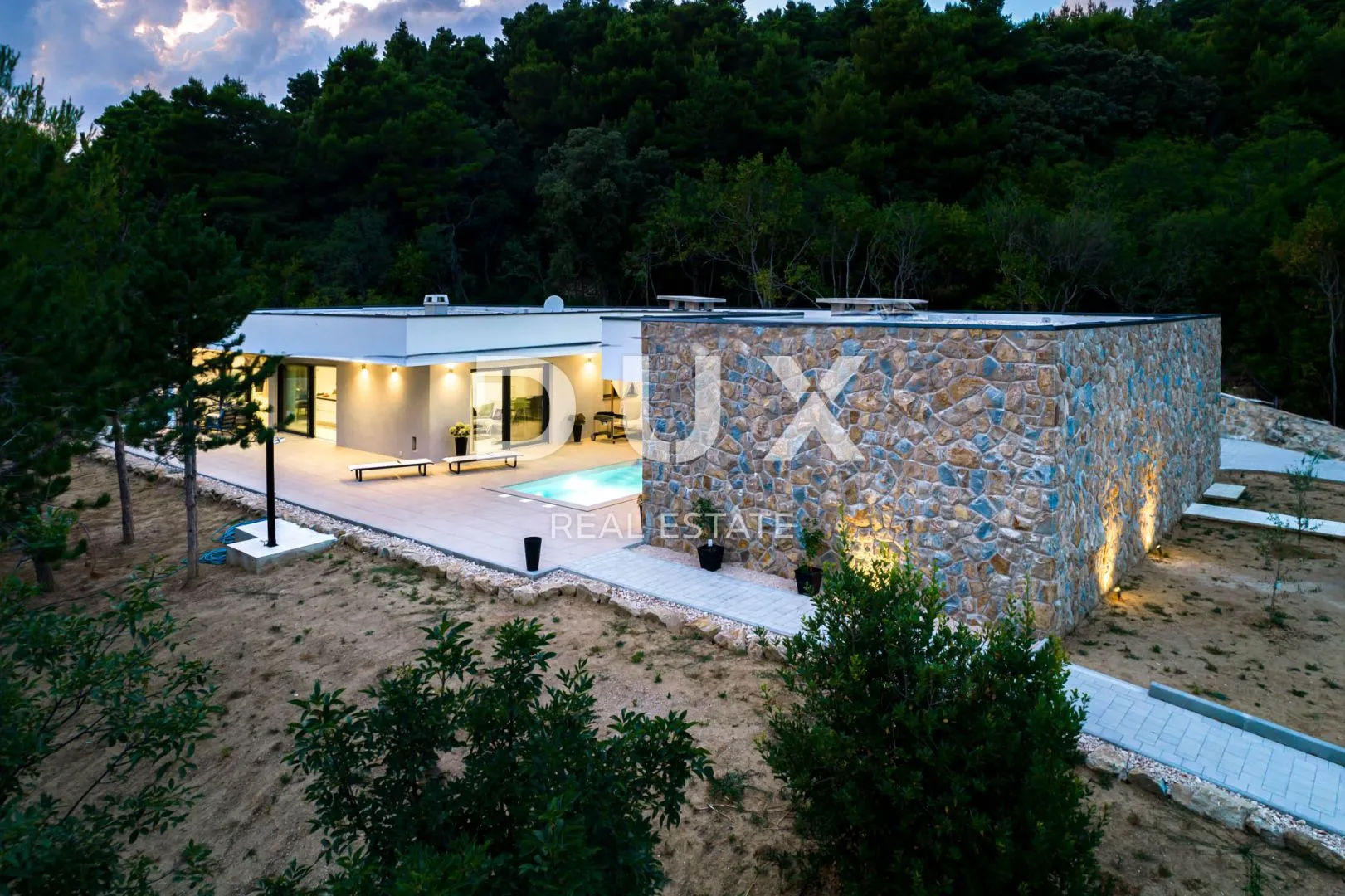 otok rab, palit - moderna vila s bazenom okružena prirodom - slika 5
