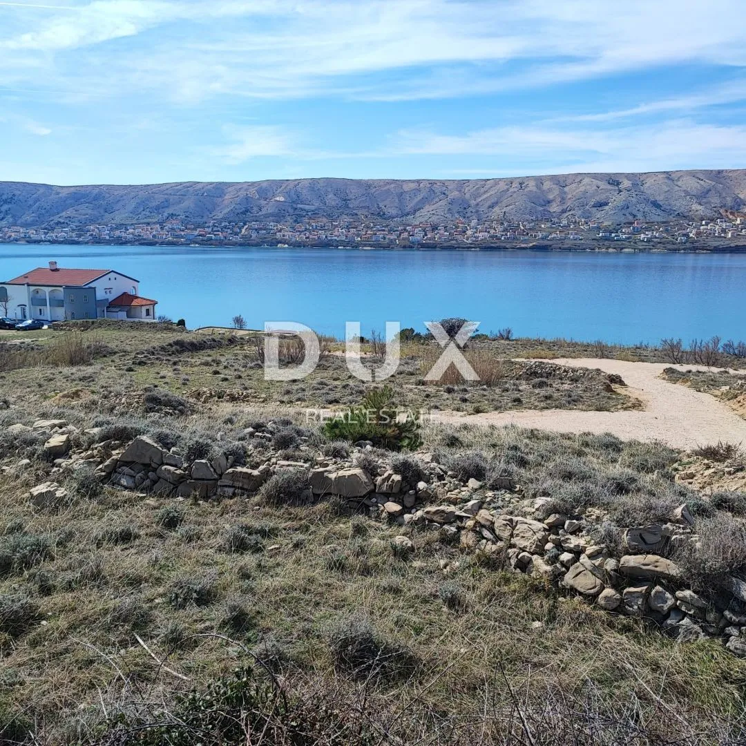 otok pag, grad pag građevinsko zemljište prvi red do mora. - slika 20