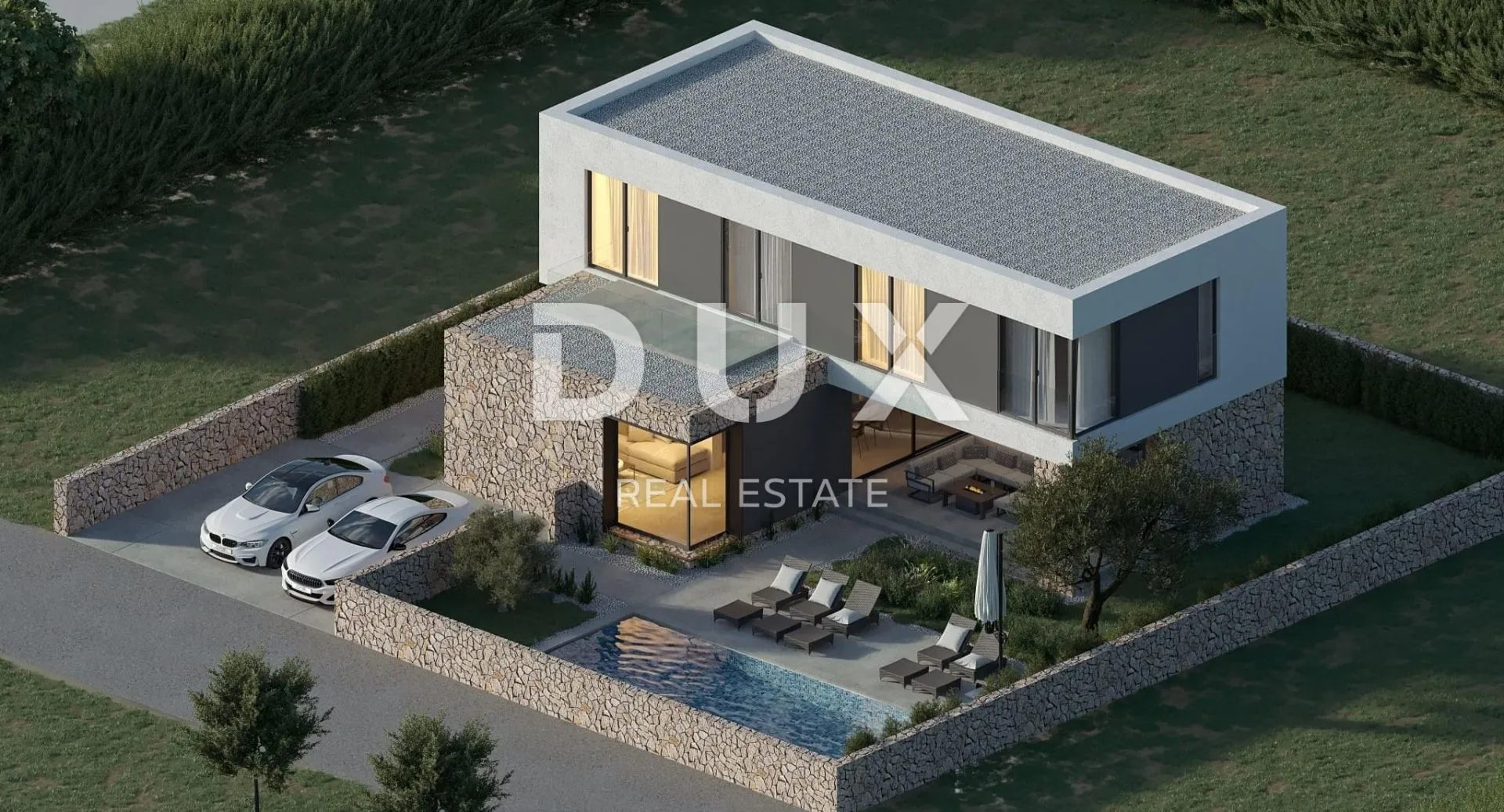 otok pag, kolan - vila 200m2 s bazenom + okoliš 400m2 - slika 32