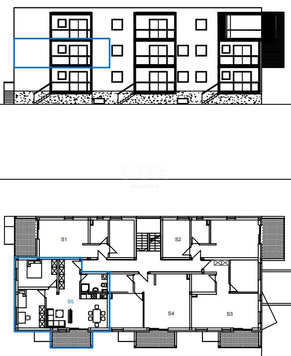 vodice, trosobni stan, prvi kat, 73,28 m² - slika 12