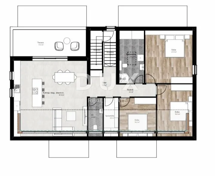 istra, poreč - penthouse na mirnoj lokaciji 2km od mora - slika 6