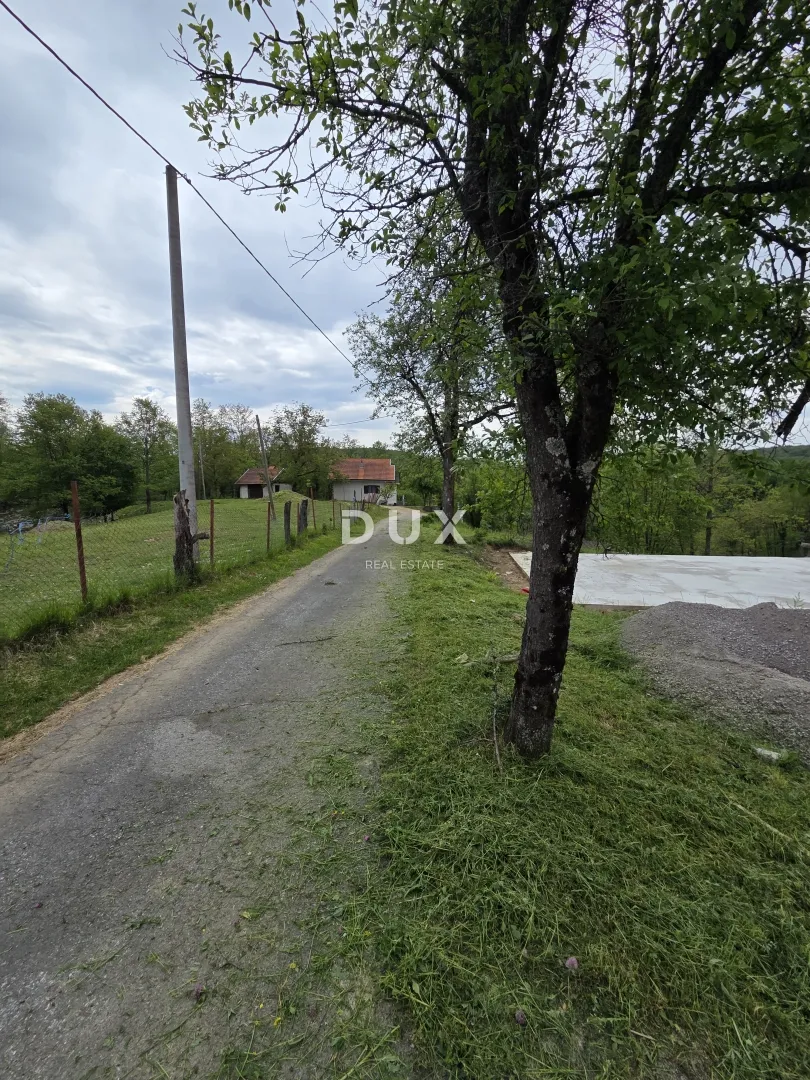 ogulin, tounj - samostojeća kuća s 2 pomoćna objekta odmah do rijeke + okućnica 5000m2 - slika 5