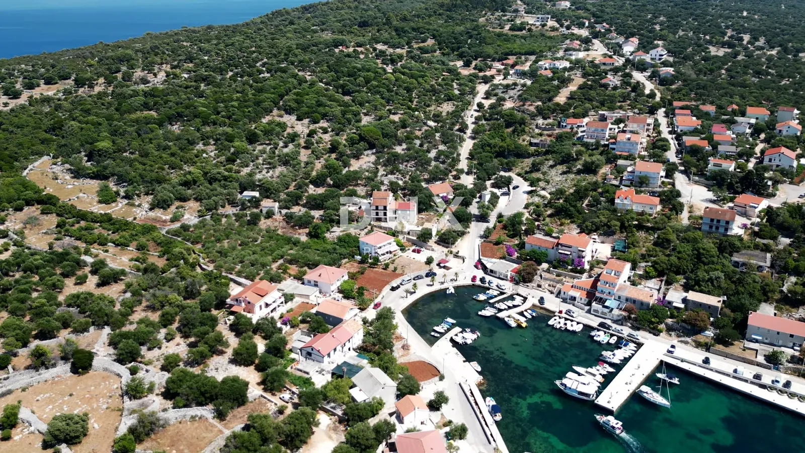 otok pag, lun - građevinsko zemljište s idejnim projektom i pogledom na more - slika 2