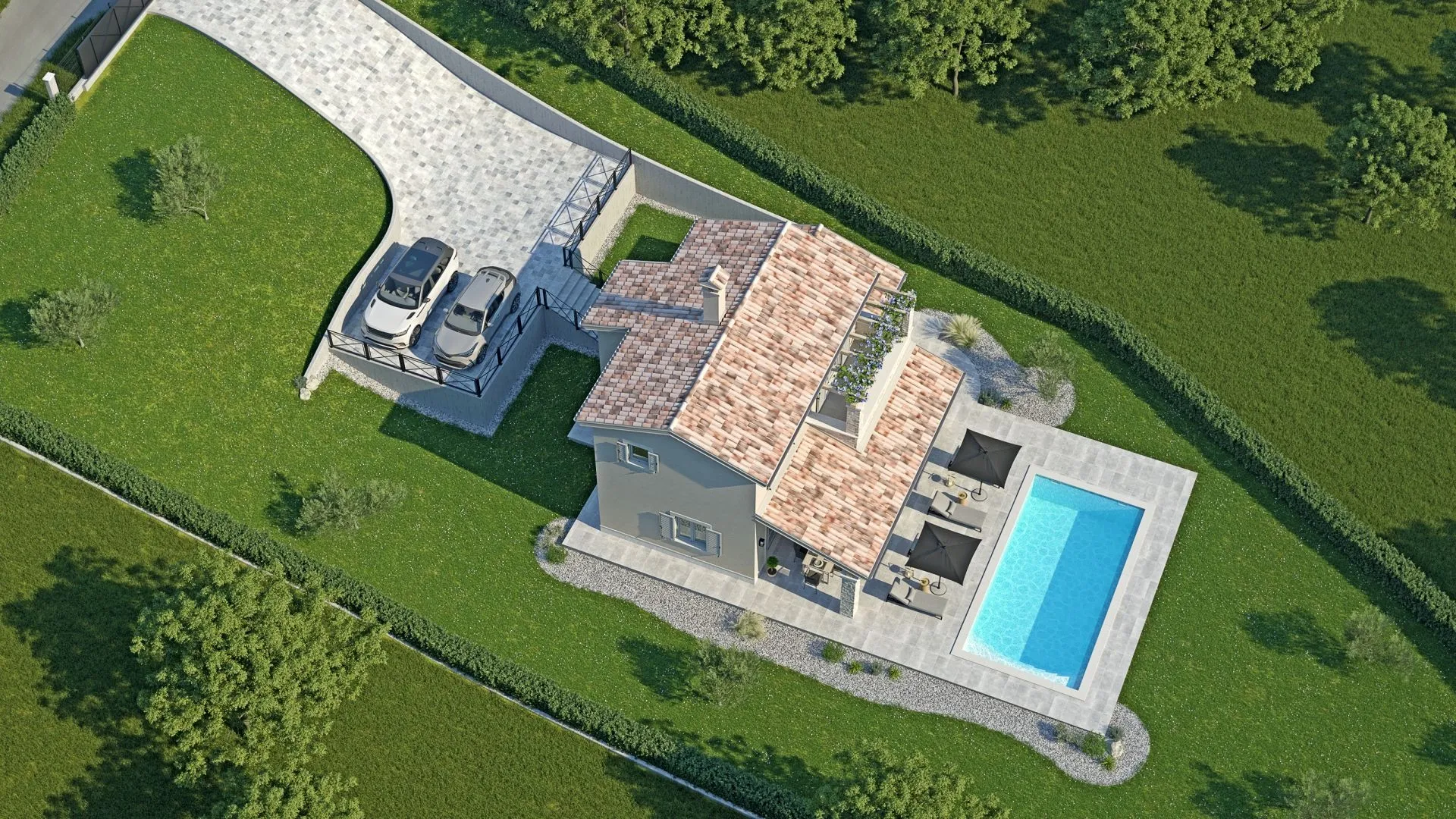 istra, labin - kuća s bazenom i panoramskim pogledom - slika 5