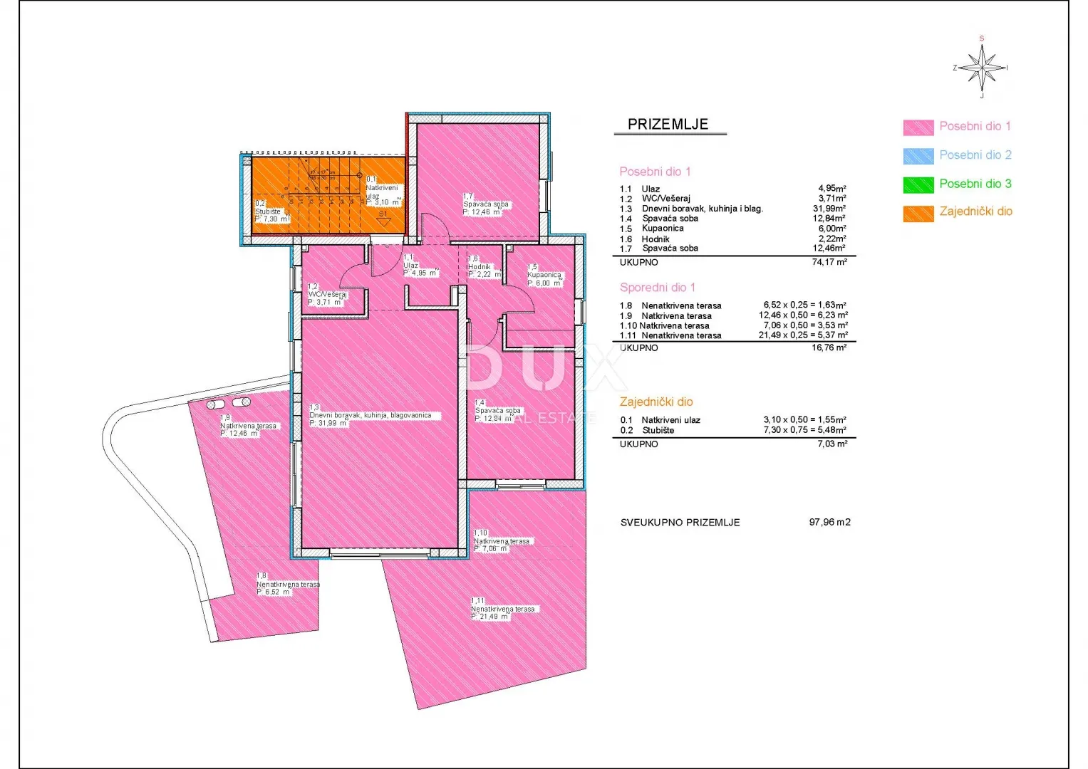 šibenik, vodice – stan u prizemlju sa 121 m² vrta, 2 parkinga, novogradnja - slika 26