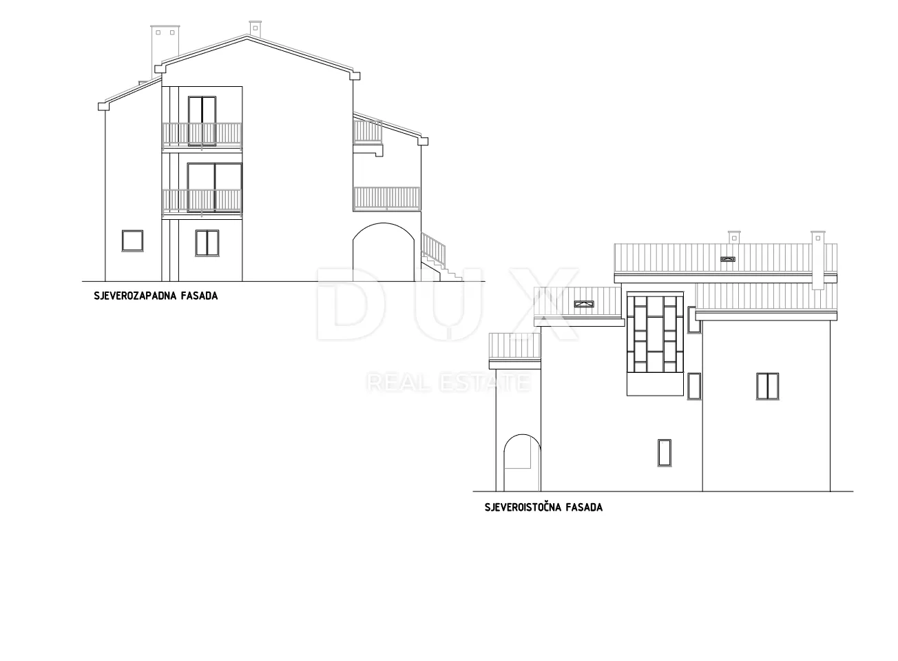 otok krk, šotovento - samostojeća kuća sa 3 apartmana i pogledom na more - slika 34