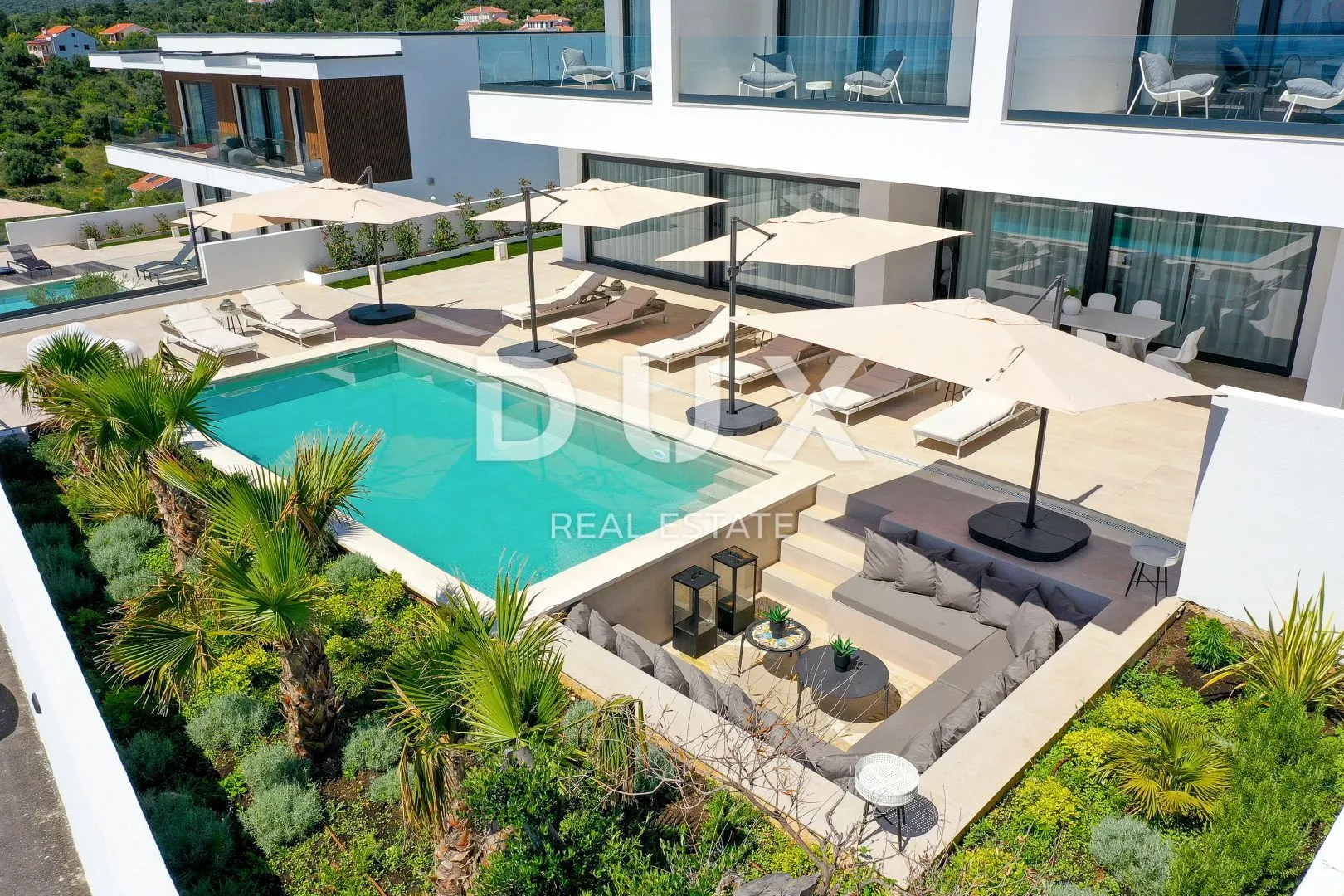 otok pag, novalja, jakišnica - izuzetna moderna vila s bazenom - slika 48