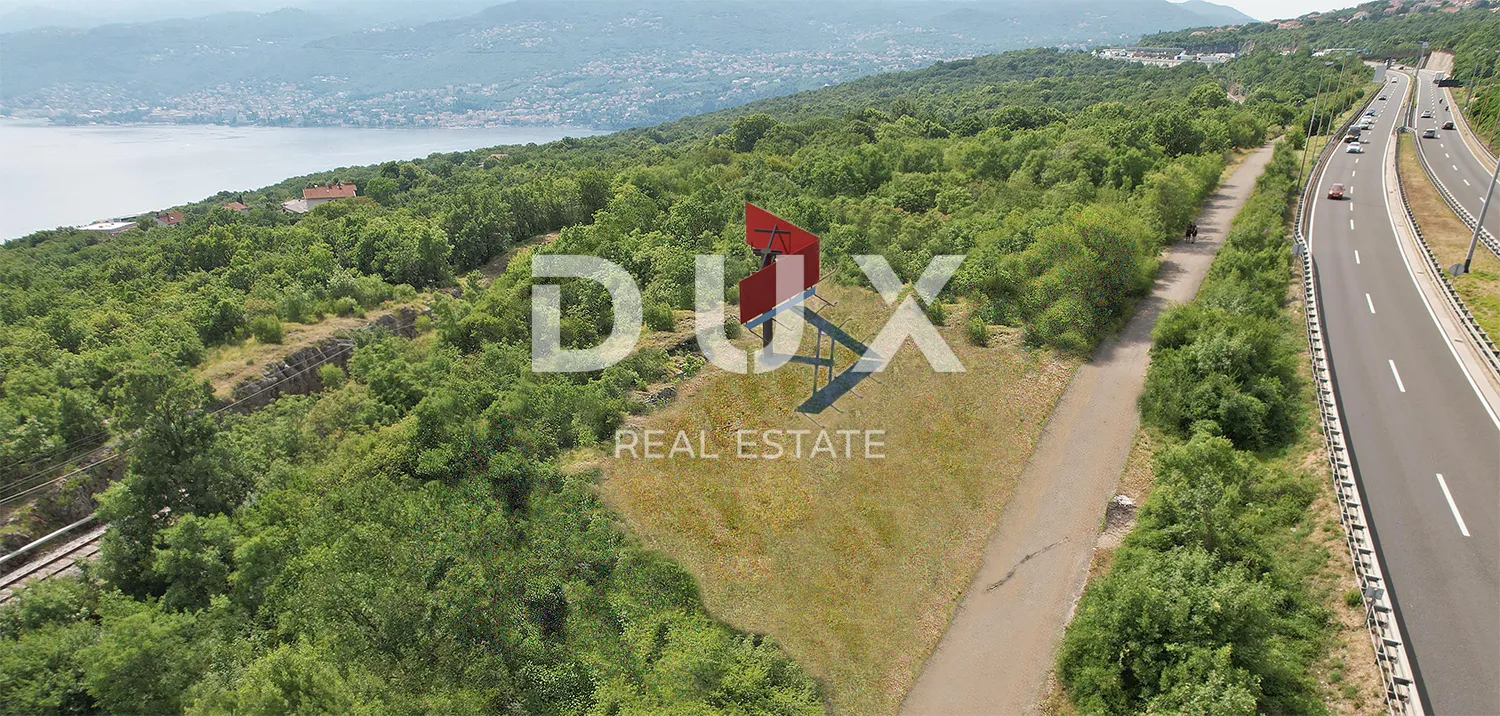 RIJEKA, ZAMET, DIRAČJE- zemljište 3320m2 odmah pored autoputa za reklame (jumbo plakate)