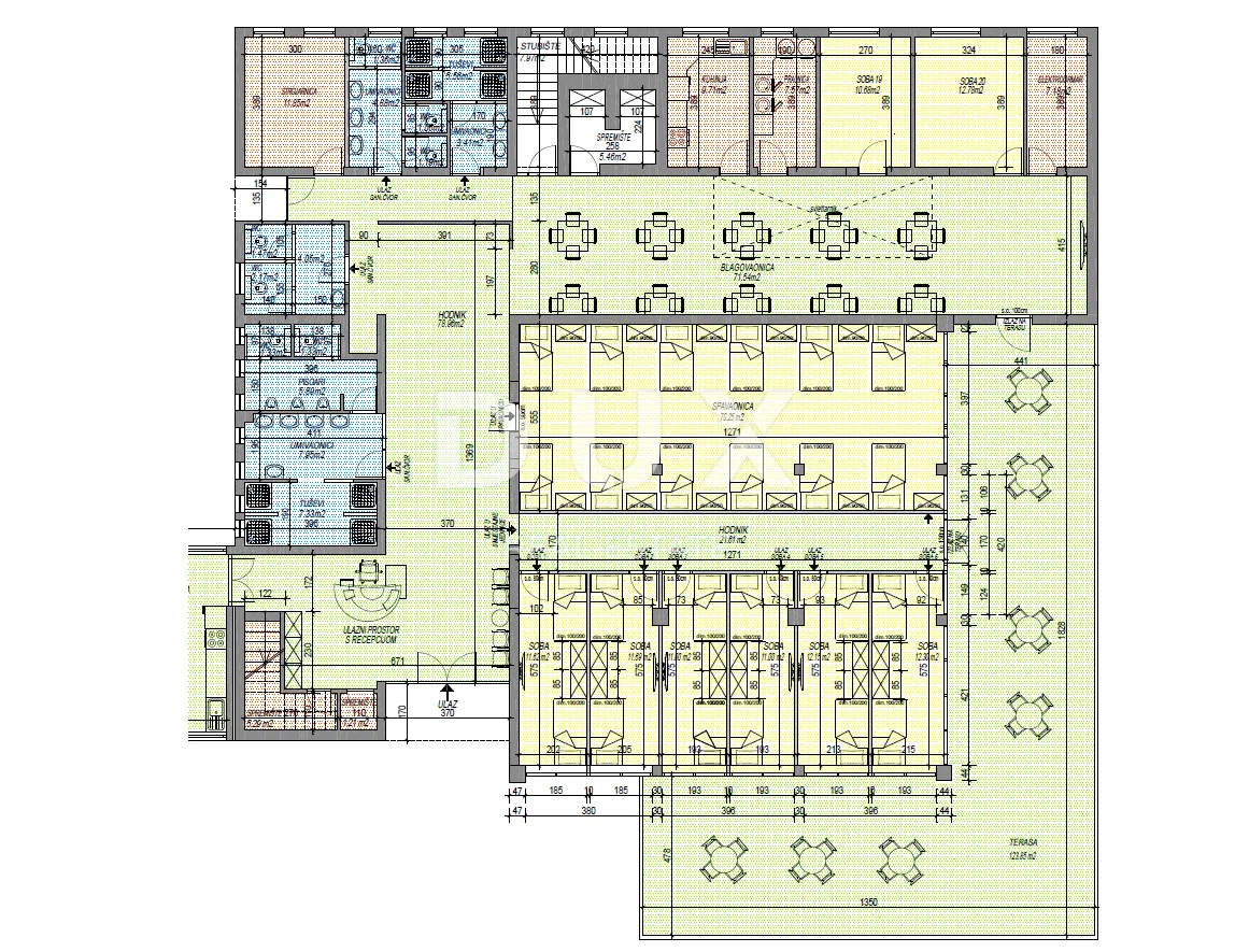 istra, pićan - motel sa 70 ležaja površine 1025 m2 - slika 81