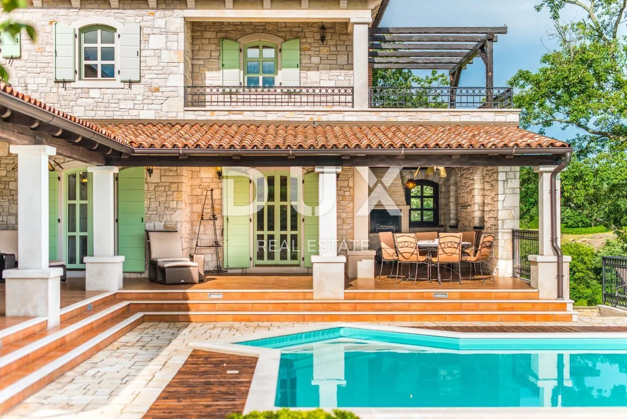 istra,višnjan - luksuzna kamena vila s bazenom - slika 5