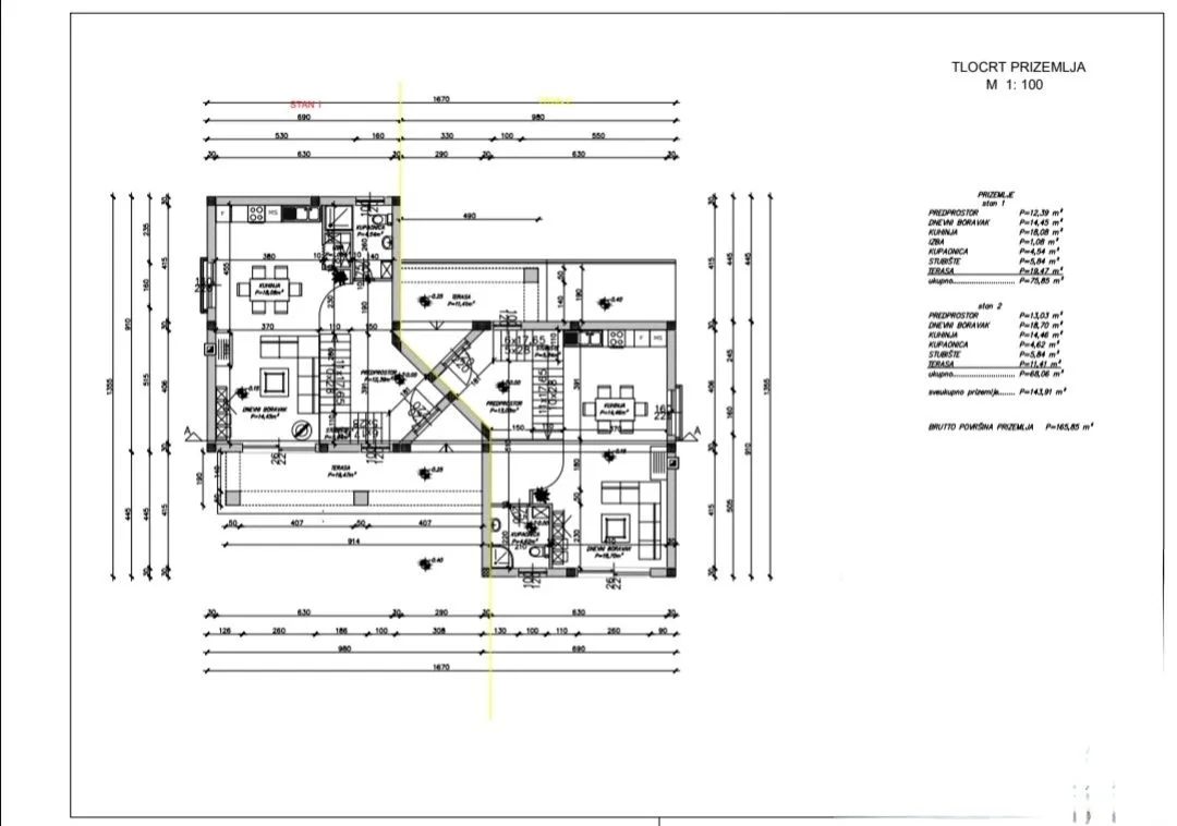 mučići - troetažni stan 213 m2 sa okućnicom 859 m2 - slika 5