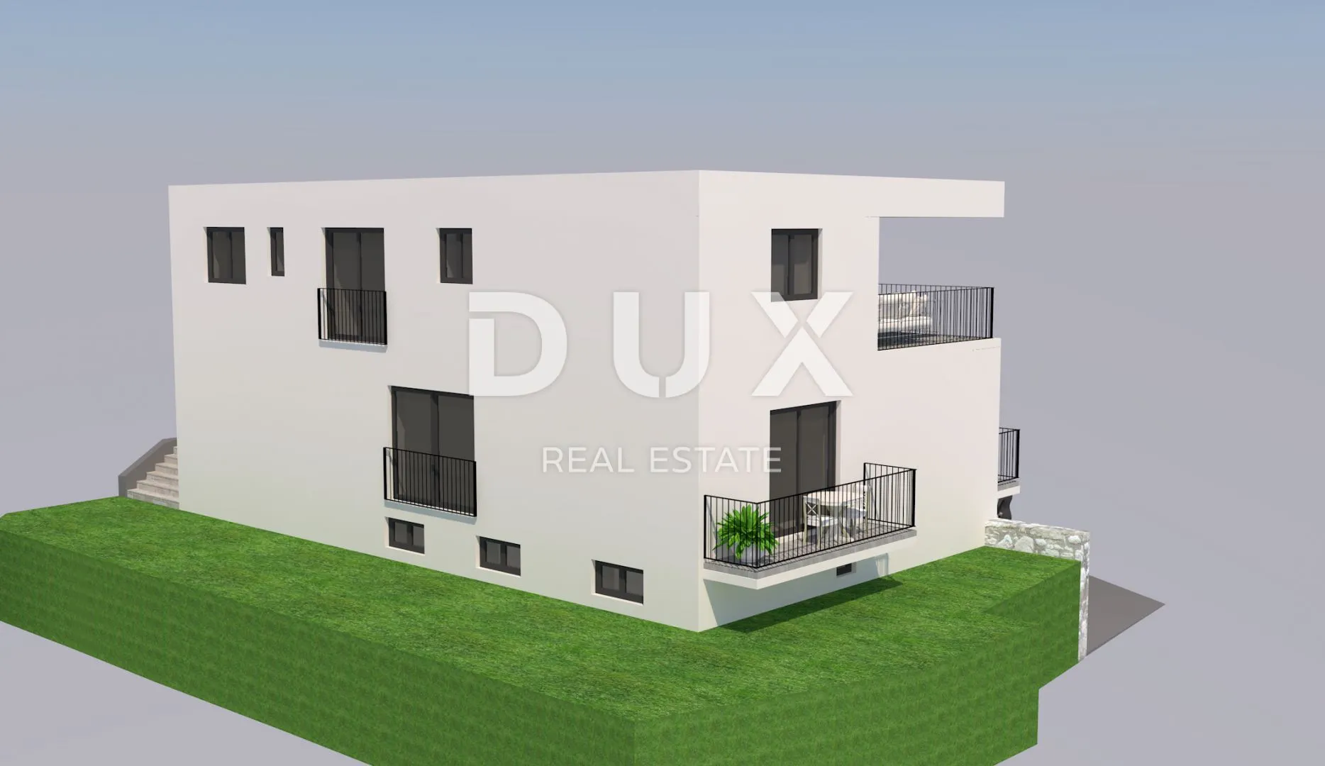 otok rab, banjol - penthouse s pogledom na more i 4 zvonika - slika 9