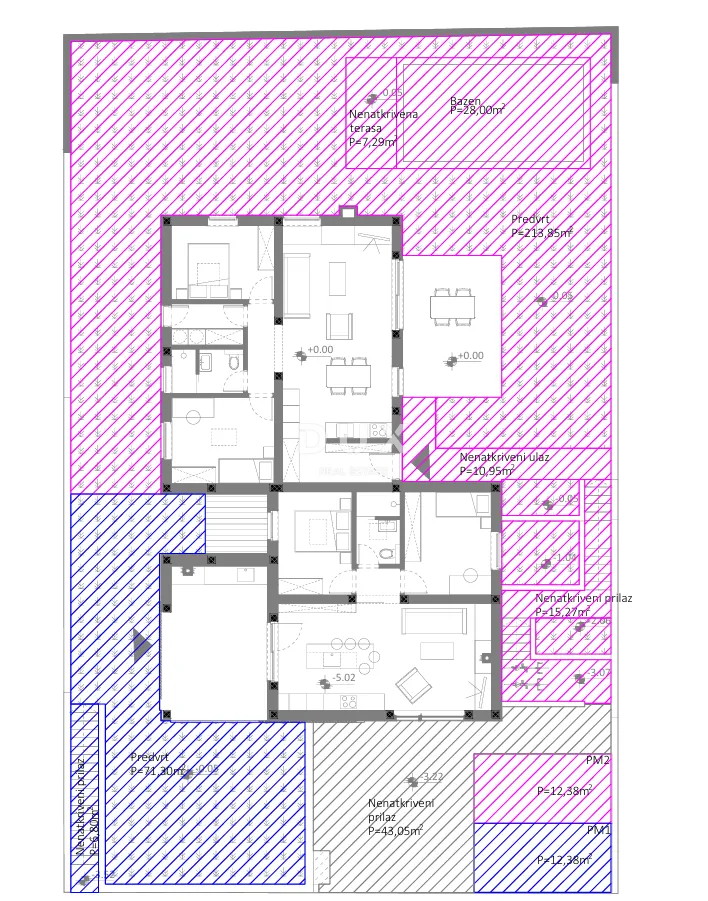 biograd, sv. filip i jakov, kuća, 110 m², vrt, bazen - slika 21