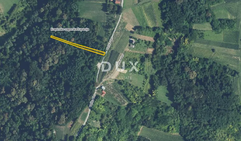 KRAPINA, VELIKA VES NOVA - Šuma od 720 m² - Velika Ves, Krapina