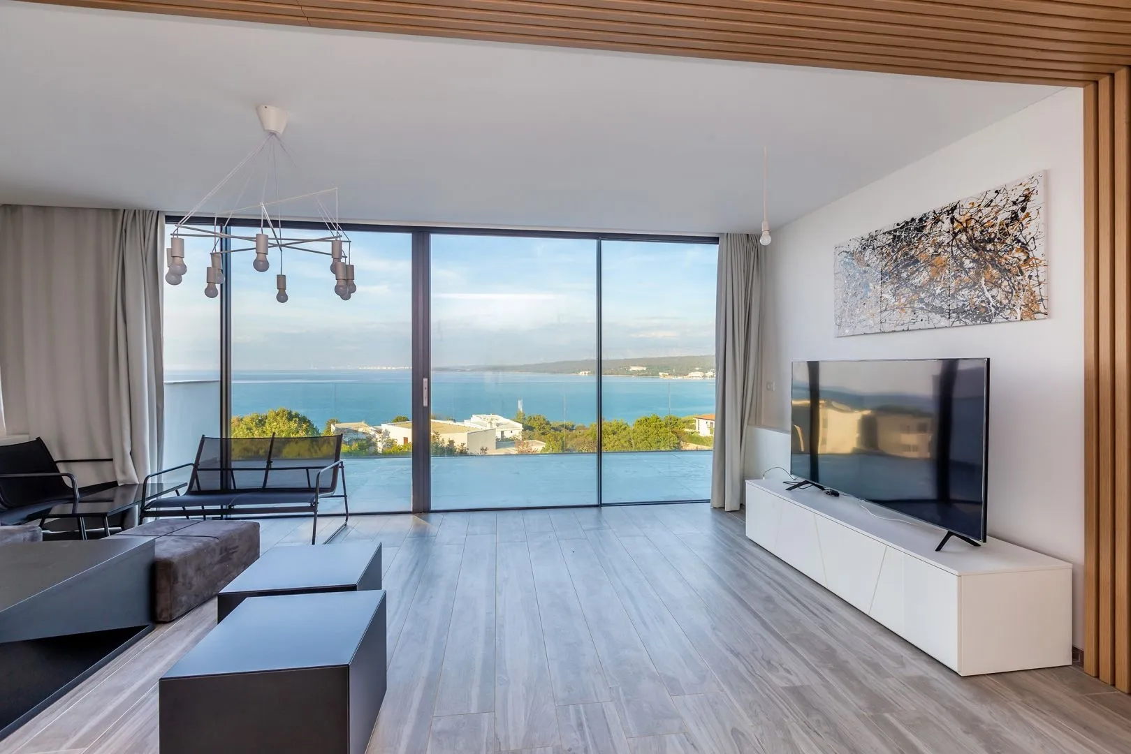 OTOK KRK, MALINSKA - Luksuzni penthouse s jednim od najboljih panoramskih pogleda na otoku Krku - Malinska, Malinska-Dubašnica