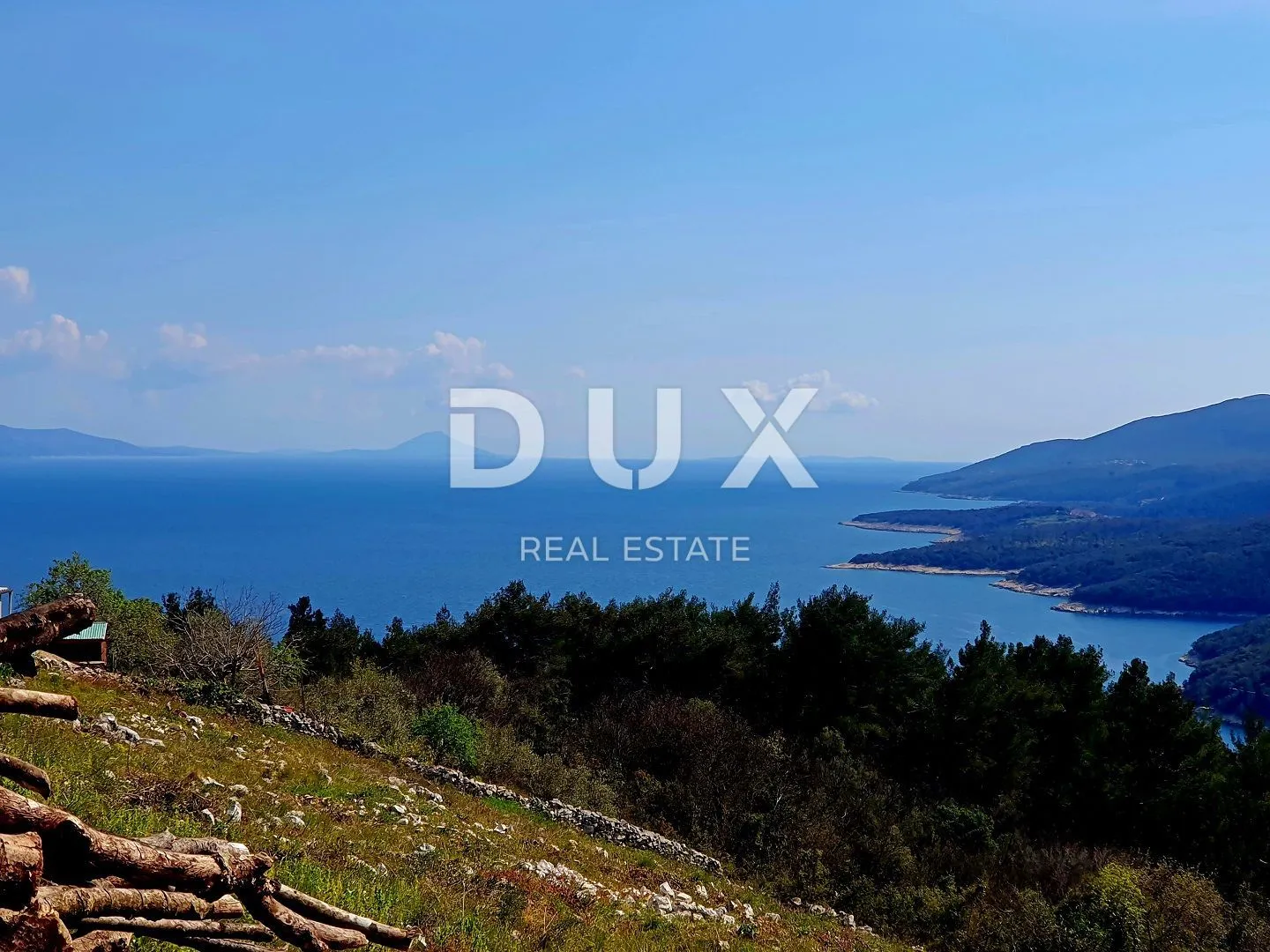 ISTRA, RABAC - Jedinstveno građevinsko zemljište s panoramskim pogledom na more - Rabac, Labin