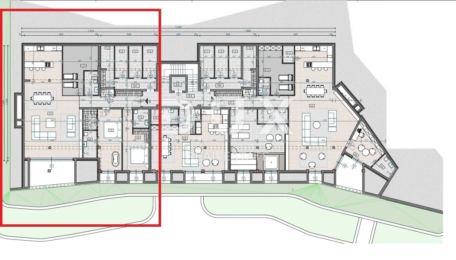 opatija, centar - stan prizemlje 147m2 pogledom na more- a1 - slika 5