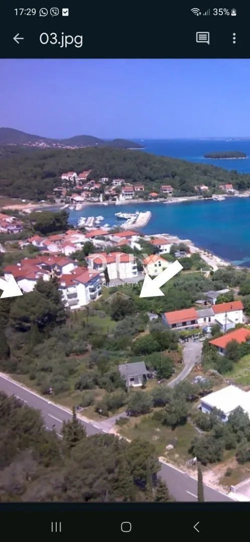 OTOK PAŠMAN, ŽDRELAC - 3000 m2 građevinskog zemljišta blizu mora - Ždrelac, Pašman