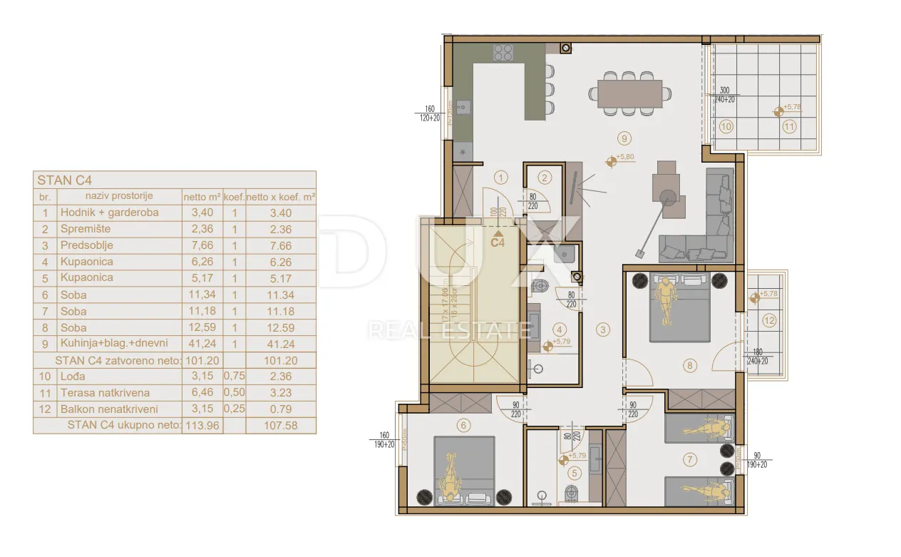istra, pula - moderna novogradnja! blizina grada! penthouse! - slika 17