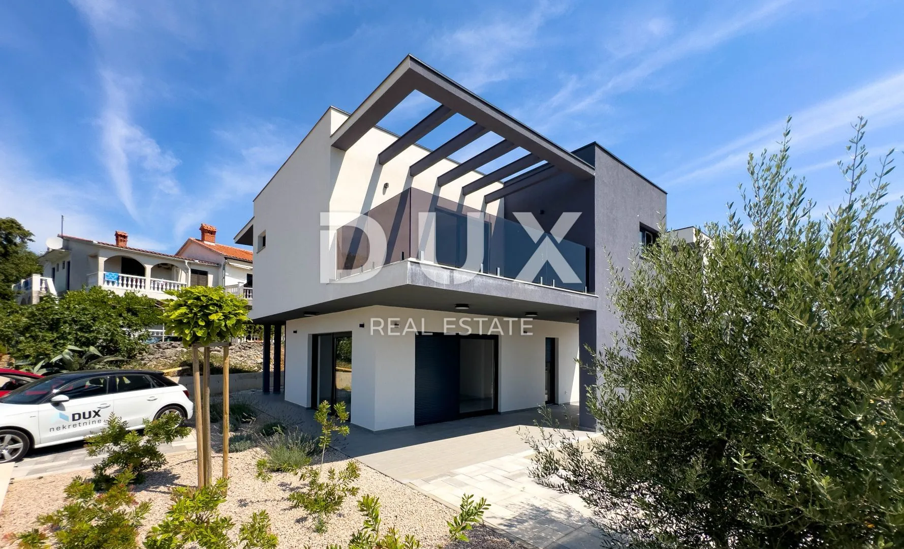 otok krk, grad krk (okolica) - moderna luksuzna vila s bazenom i pogledom na more - slika 5