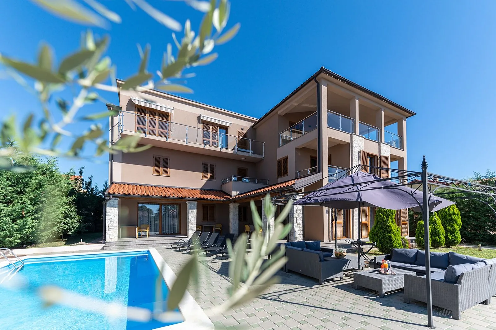 istra, medulin apartmanska kuća u banjolama - pogled na more!! - slika 45