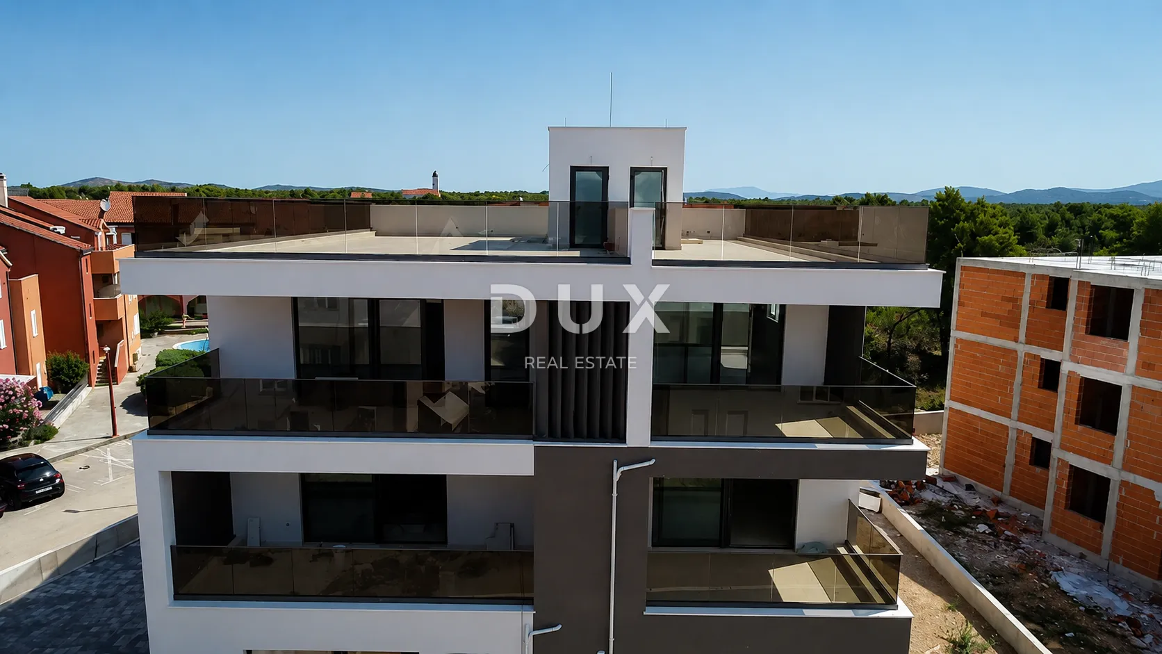 vodice, srima – penthouse s krovnom terasom, pogledom na more i liftom - slika 20