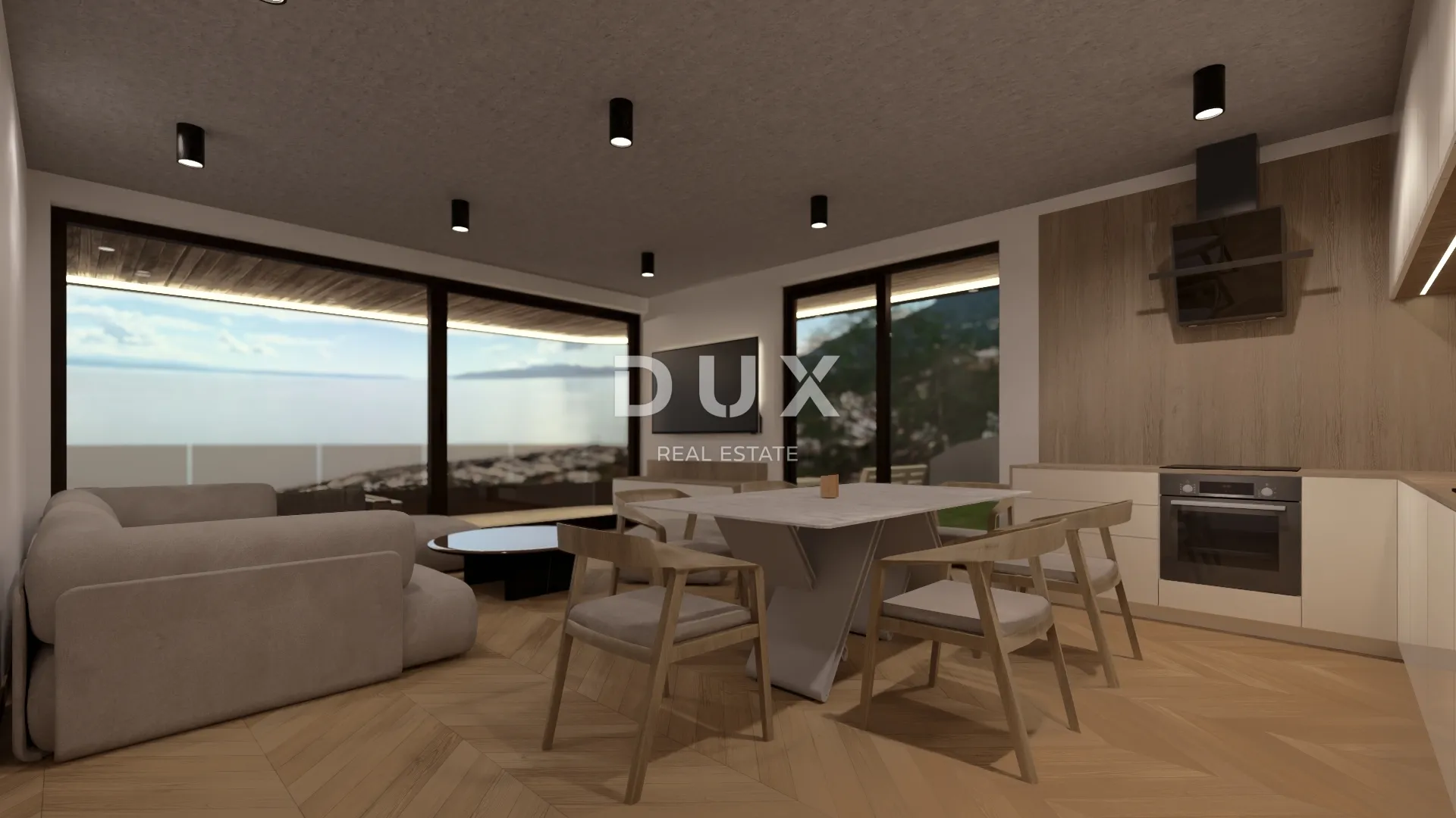 opatija, ičići - elegantni stan s privatnim vrtom i panoramom - slika 7