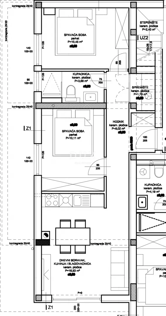 vodice, stablinac, prizemni apartman, 72 m², novogradnja - slika 7