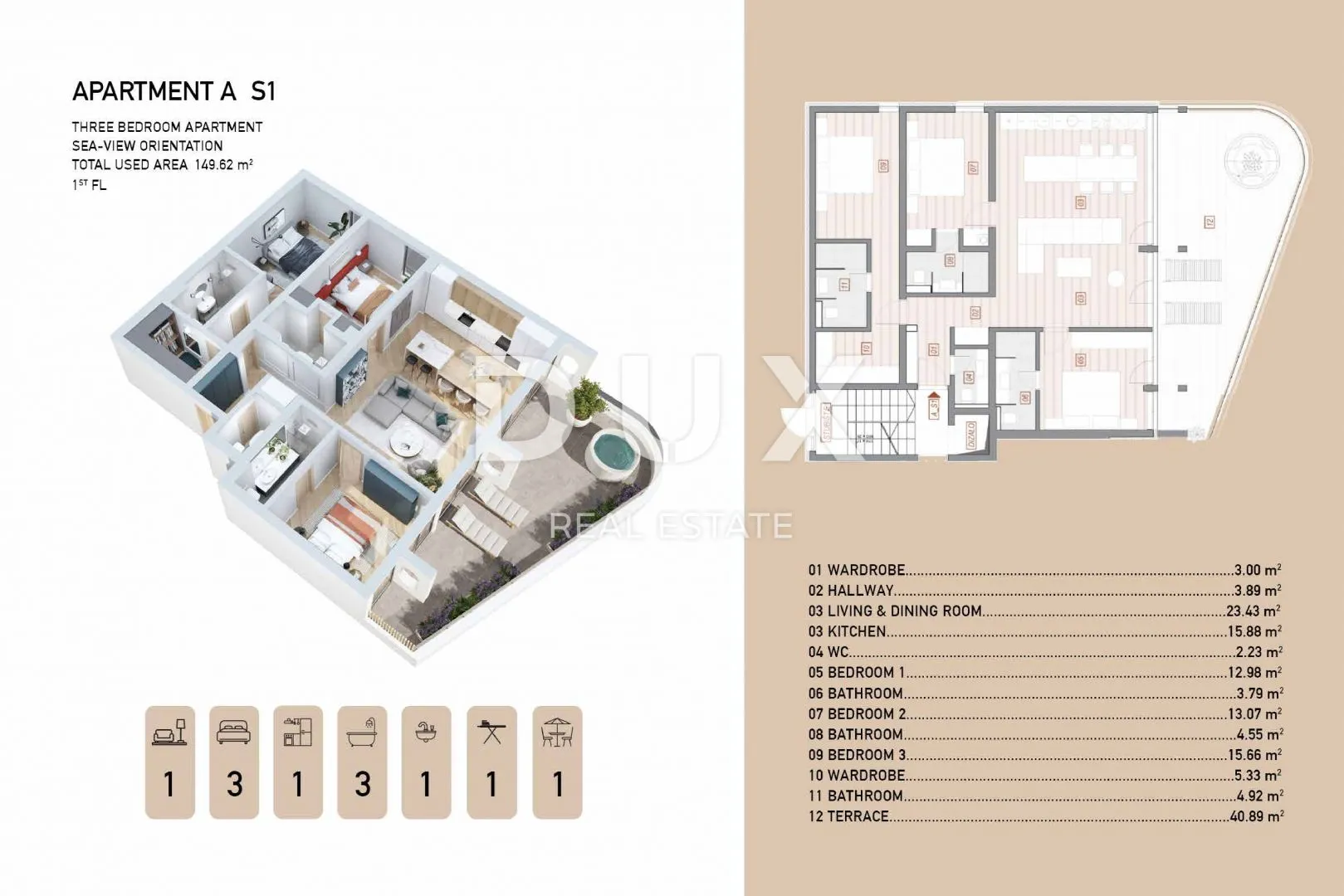 opatija, centar - novogradnja vrhunskog dizajna s pogledom na more! - slika 6