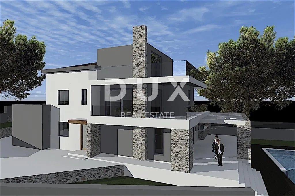 istra,ližnjan- kuća sa građevinskom dozvolom za renovaciju. pogled more i kvarner! - slika 2