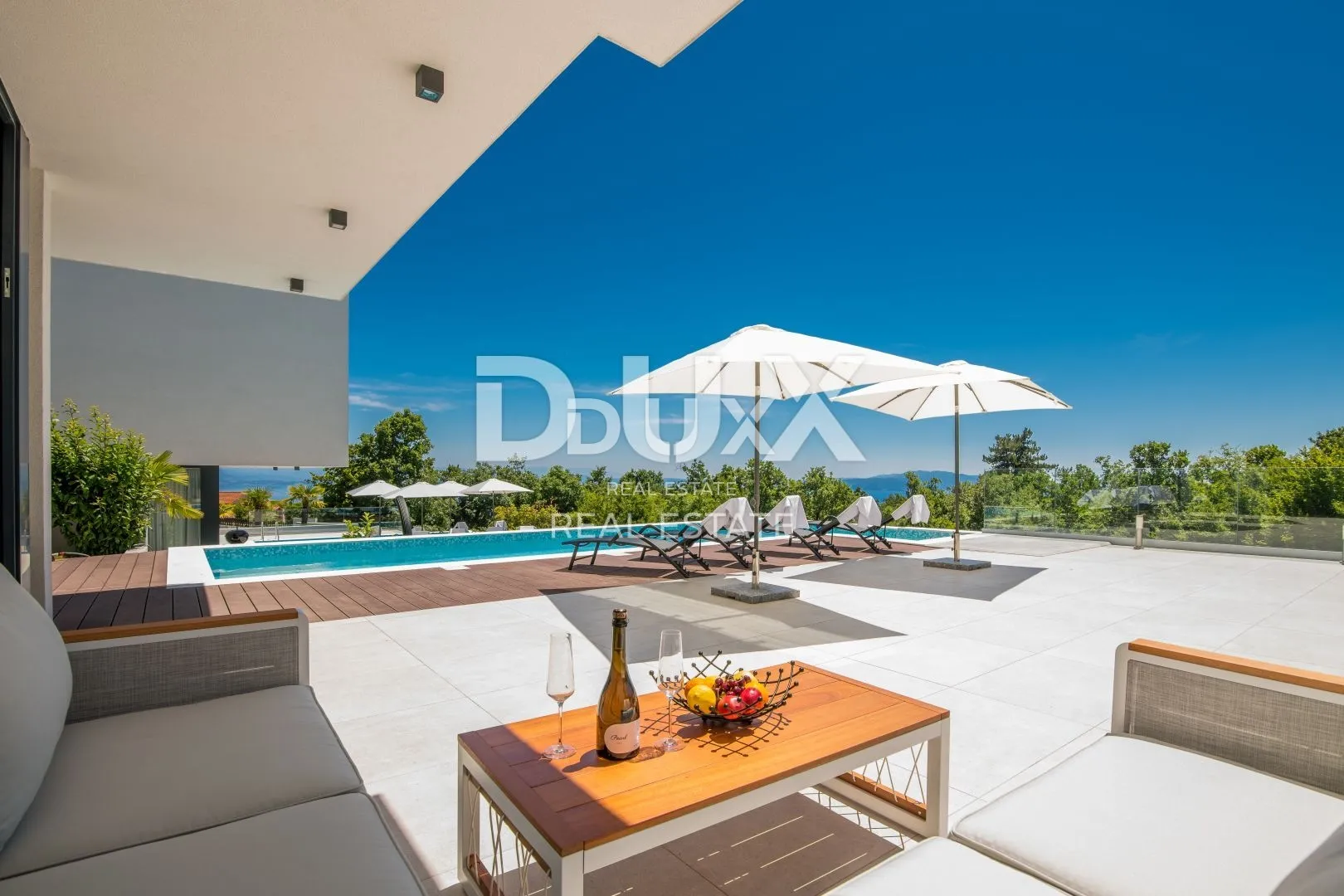 opatija, veprinac, vila 309 m², panoramski pogled na more - slika 1