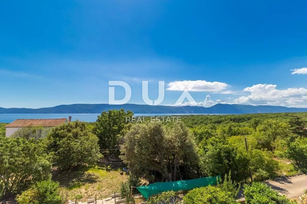 otok krk, šotovento - samostojeća kuća sa 3 apartmana i pogledom na more - slika 10
