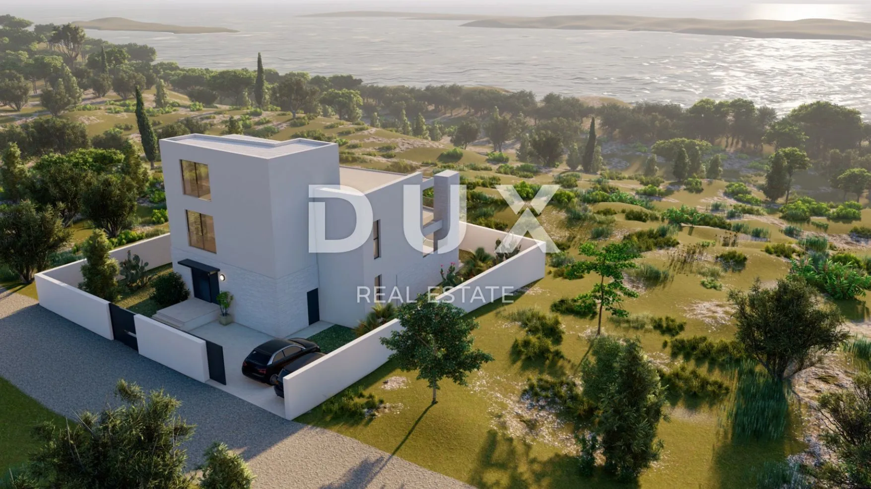 BIOGRAD, PAKOŠTANE - Predivna vila u izgradnji s impresivnim pogledom na more
