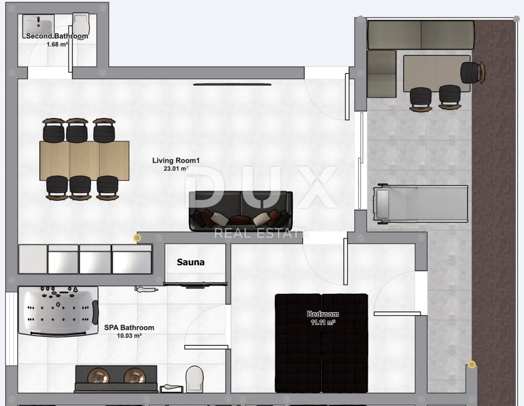 zadar, drage - prekrasna apartmanska vila s bazenom - slika 33