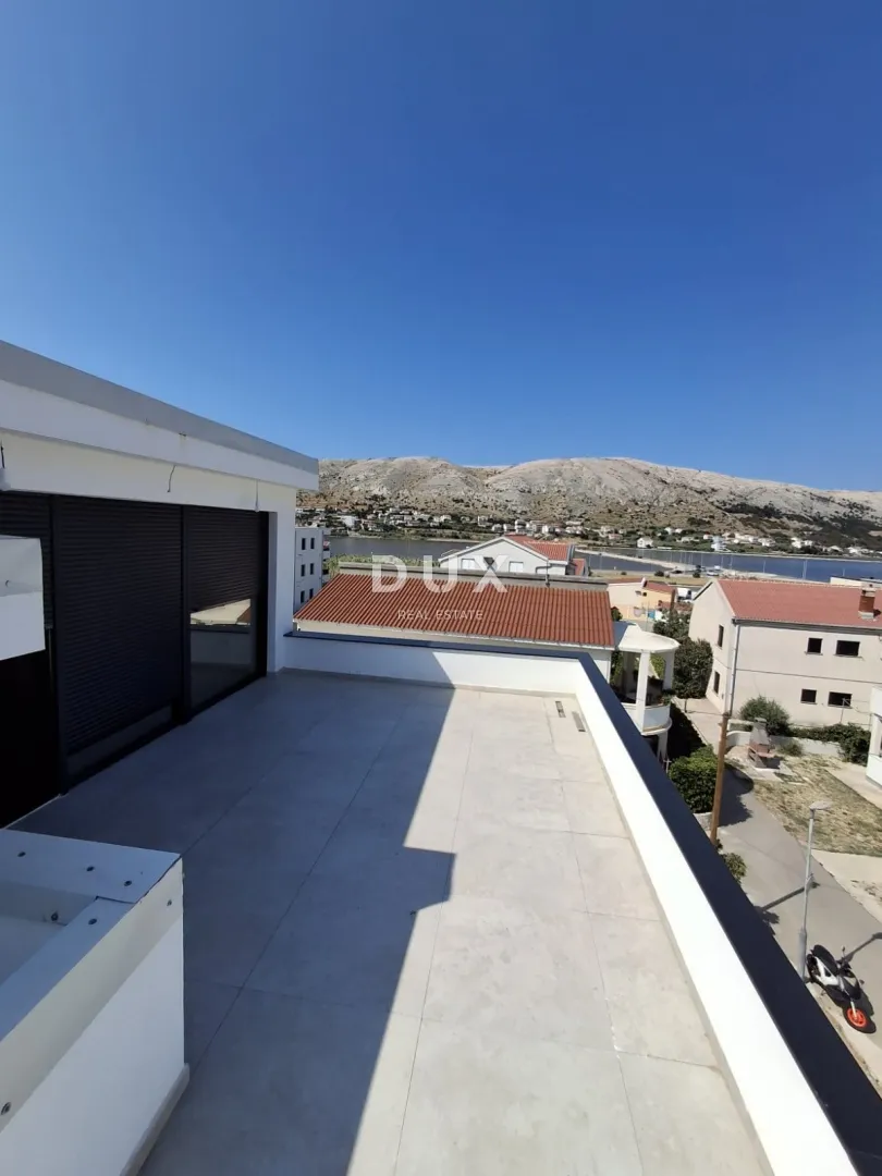 otok pag, pag - ekskluzivan penthouse u novogradnji + terasa s pogledom na more! prilika! - slika 9