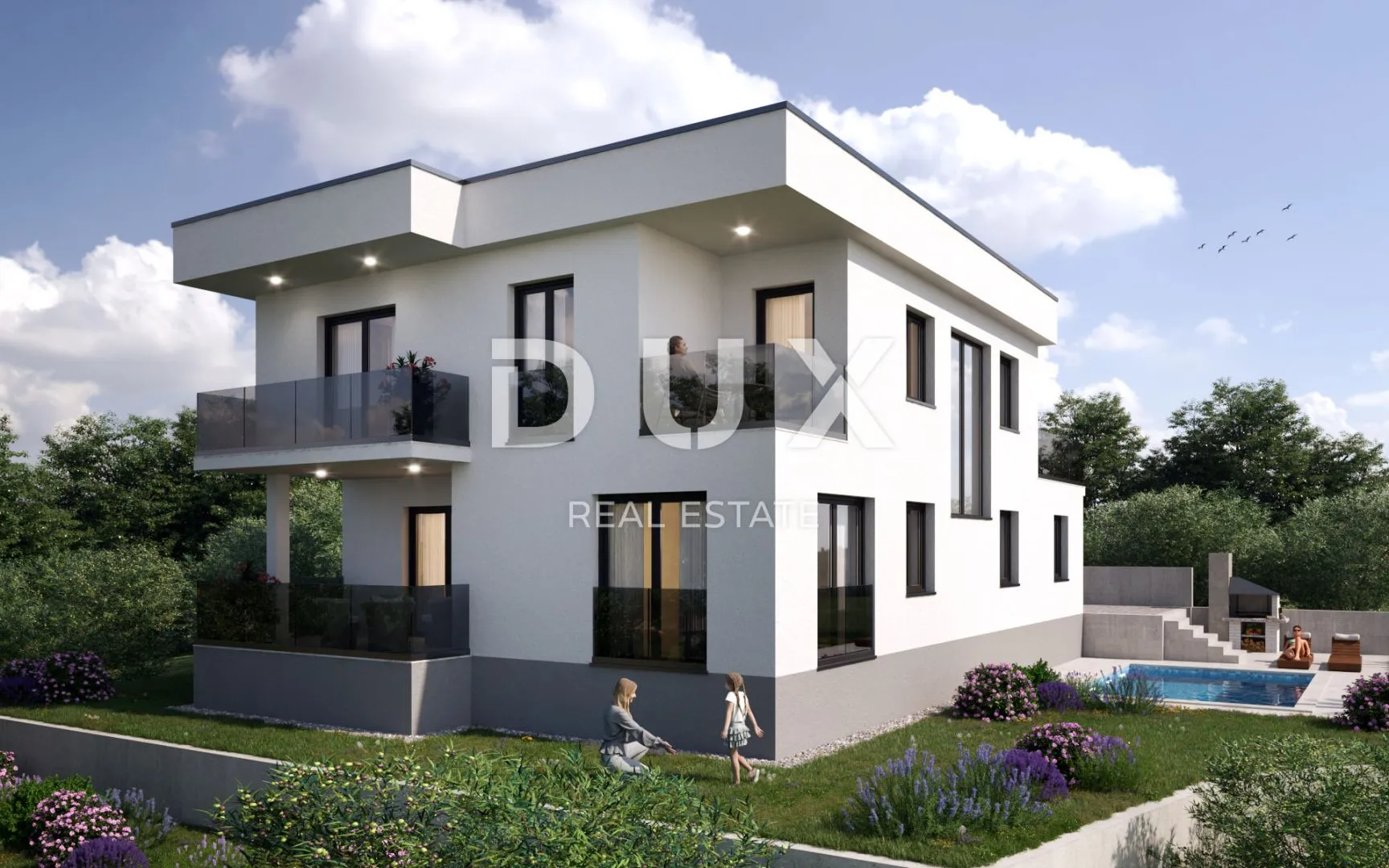 kastav - obiteljska kuća roh-bau + 520 m2 okućnice! - slika 2