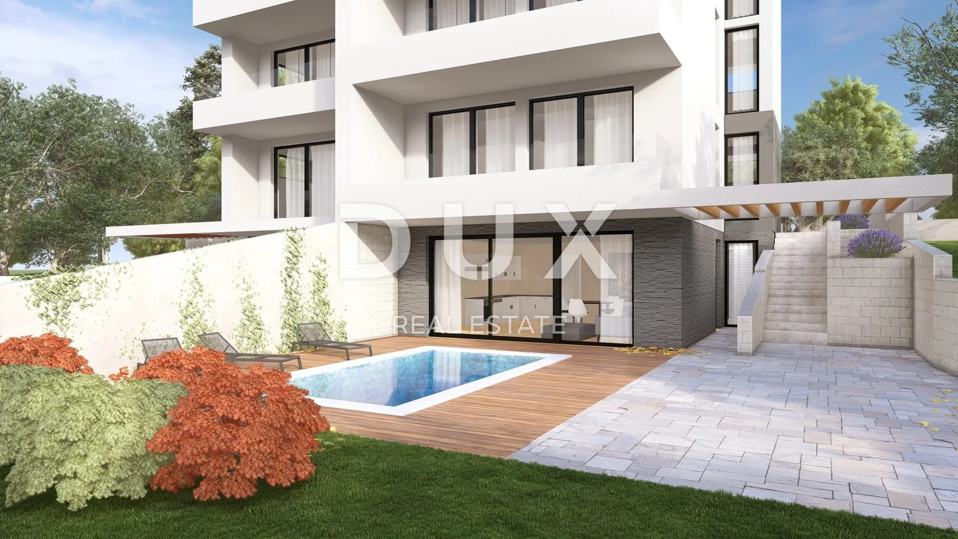 crikvenica, dramalj, dvoetažni apartman, 152 m2, novogradnja, bazen, 300 metara od mora - slika 2