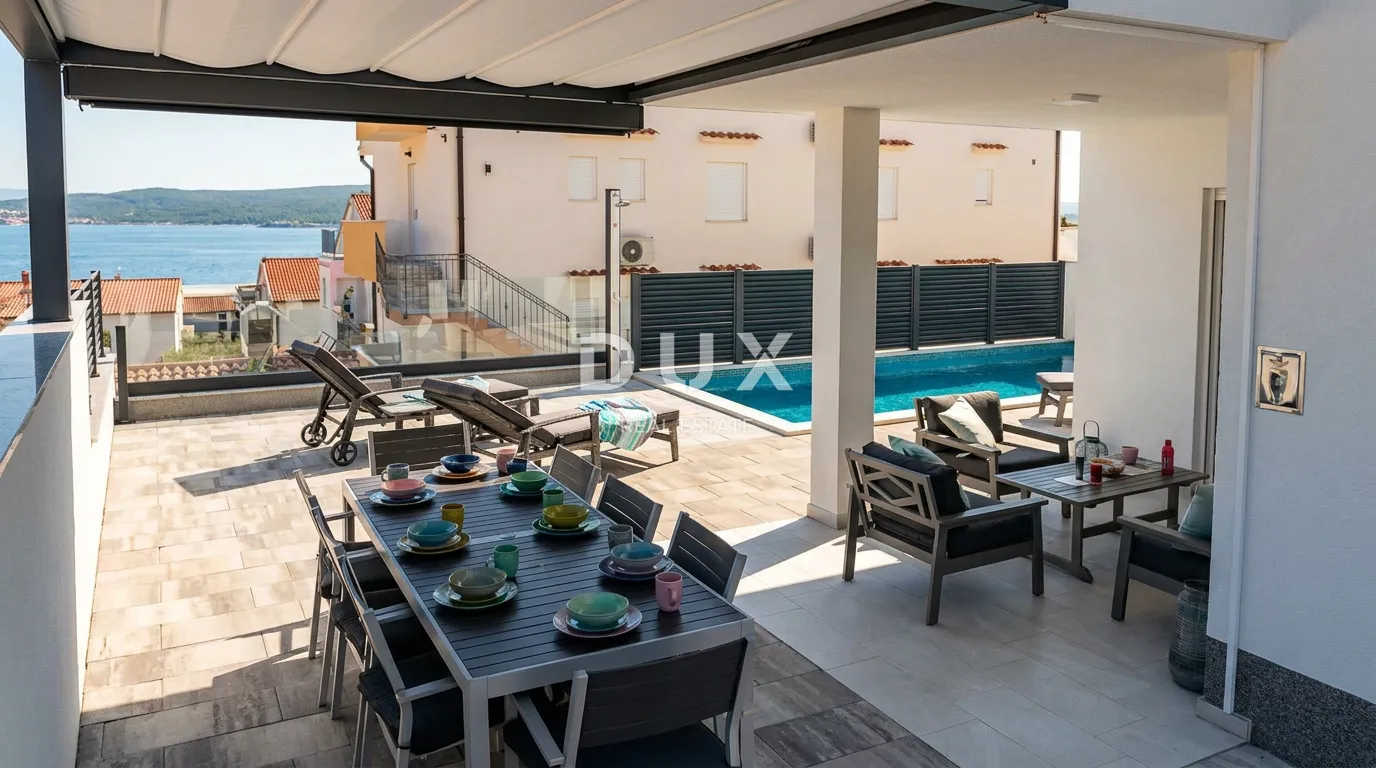 crikvenica, hrusta, stan 62 m², privatni bazen, pogled - slika 8