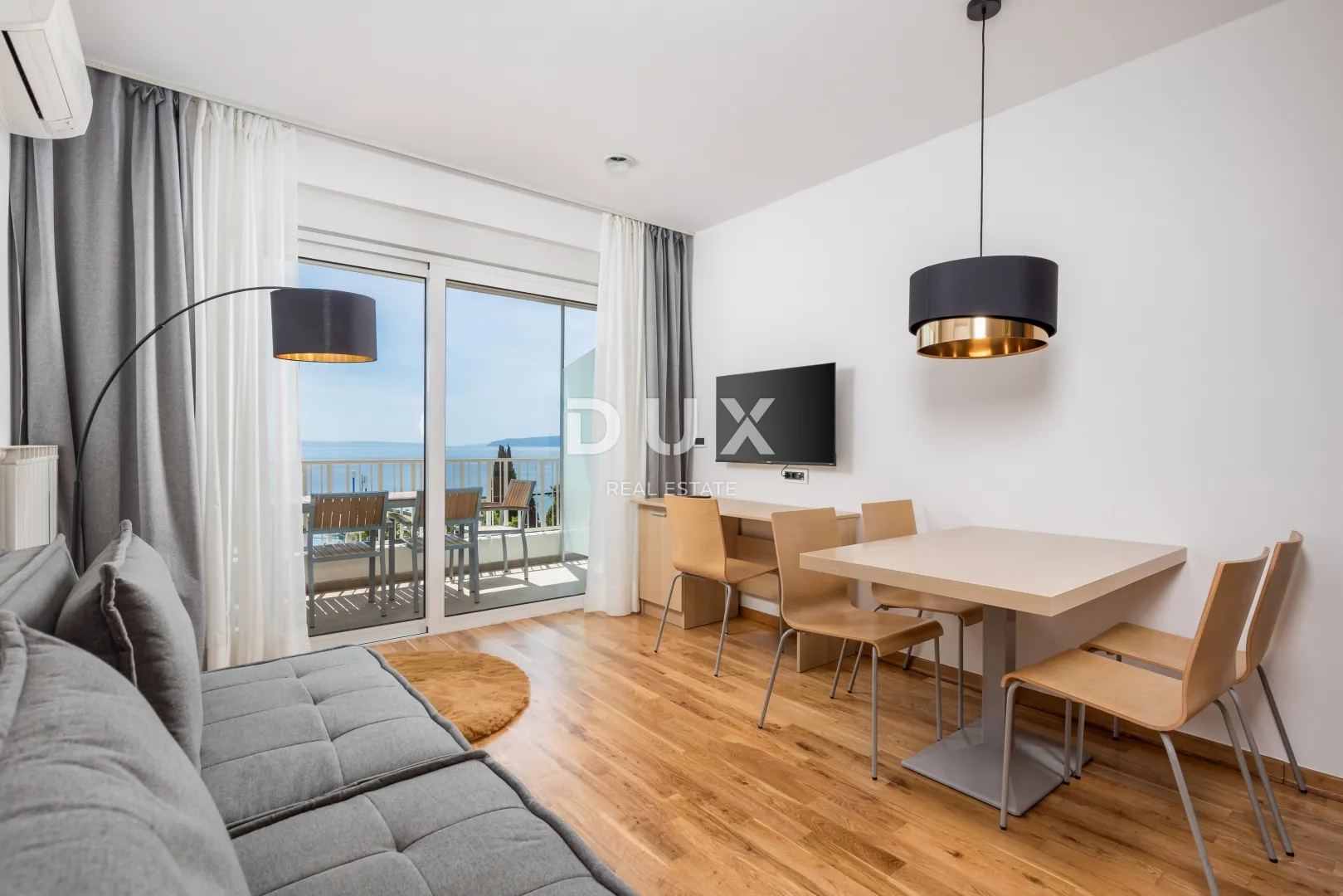 OPATIJA, IČIĆI – moderan stan od 51 m² za dugoročni najam, s bazenom i panoramskim pogledom na more - Ičići, Opatija